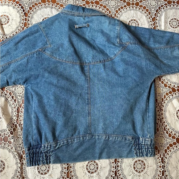 Vintage denim coat/ blazer - Picture 2 of 5